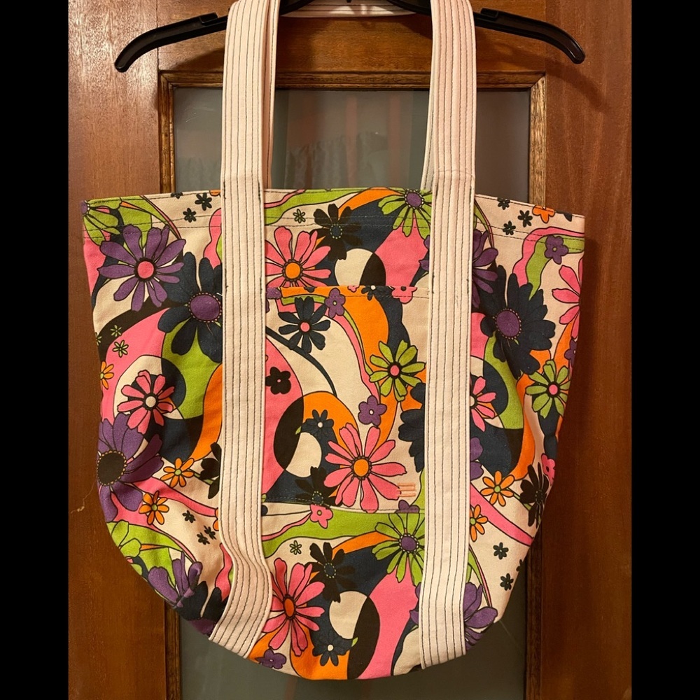 Urban Outfitters Cotton Psychedelic Tote Bag NWT